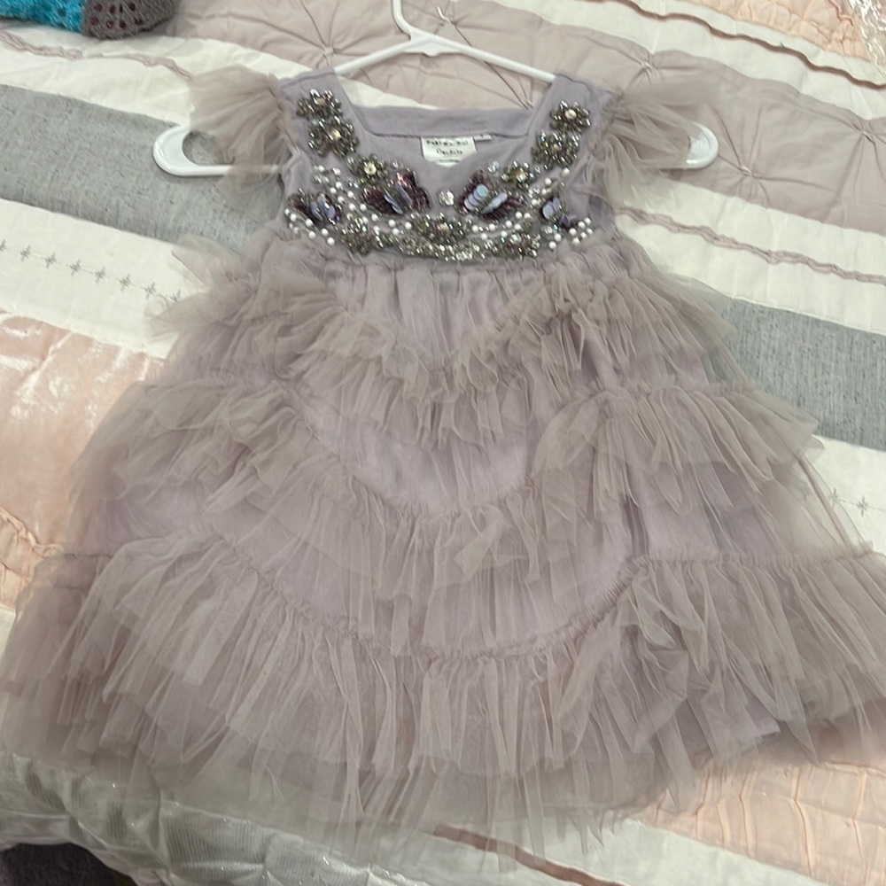 Sequined Bodice Dress.